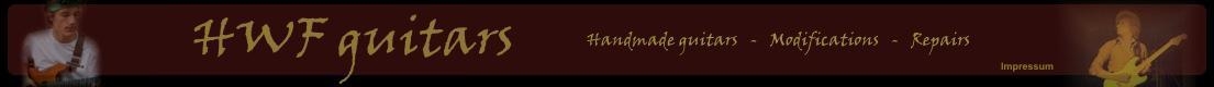 HWF guitars, handgefertigte Gitarren